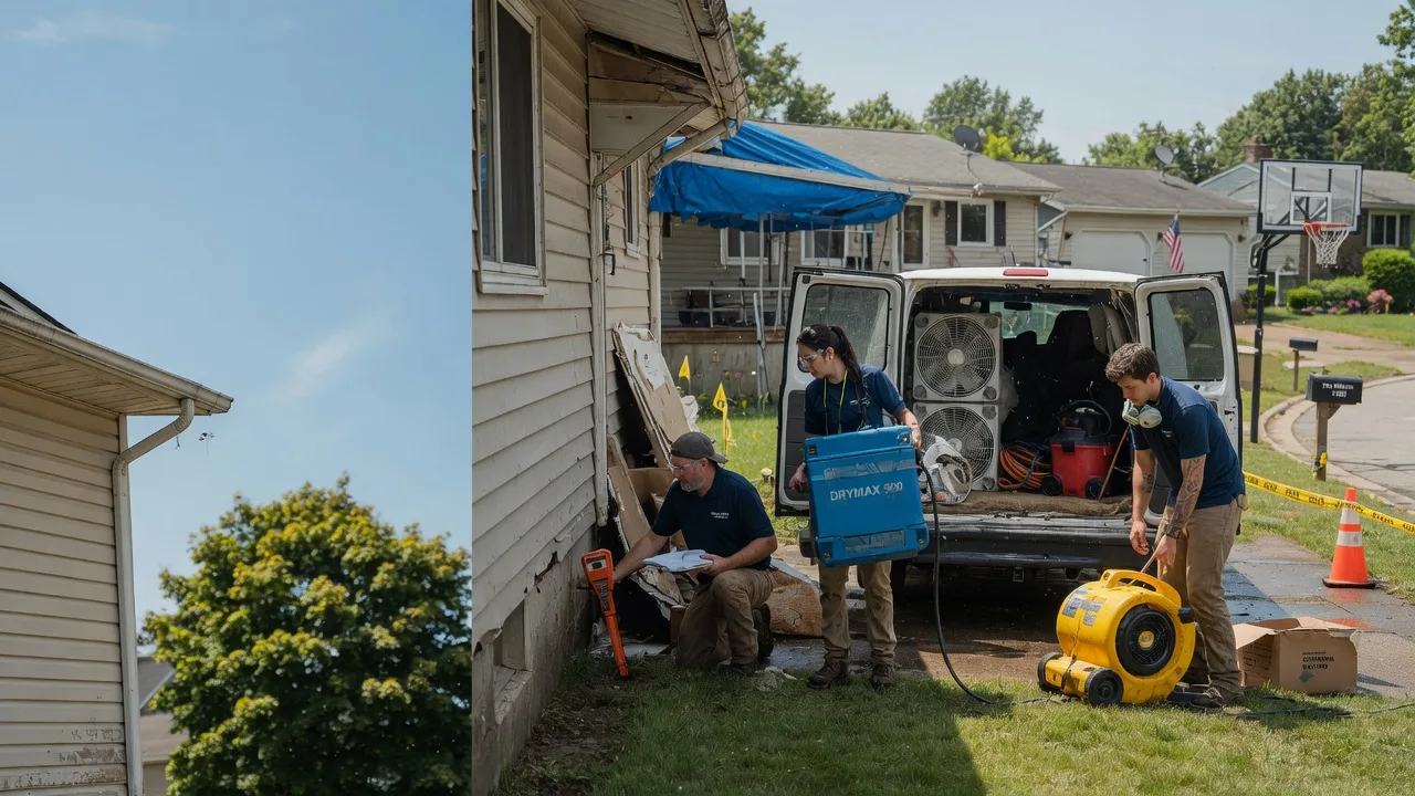 Ceiling Leak Cleanup in Middlebury Center, PA near me